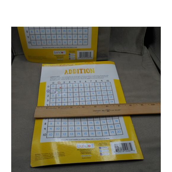 Wipe-Clean Workbook Addition Grade 1 Books Bendon Publishing Lot of 2 - Picture 8 of 9